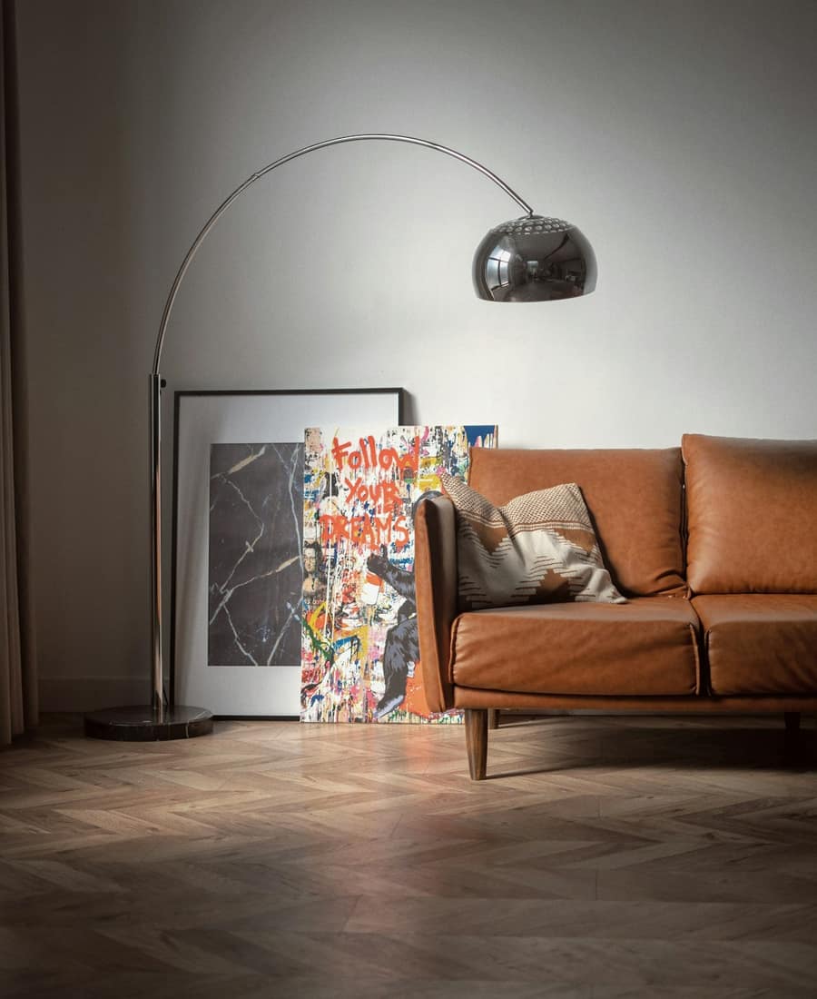 Slate Arc Floor Lamp