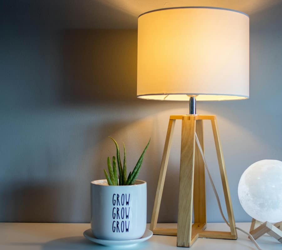 Opal Glass Table Lamp