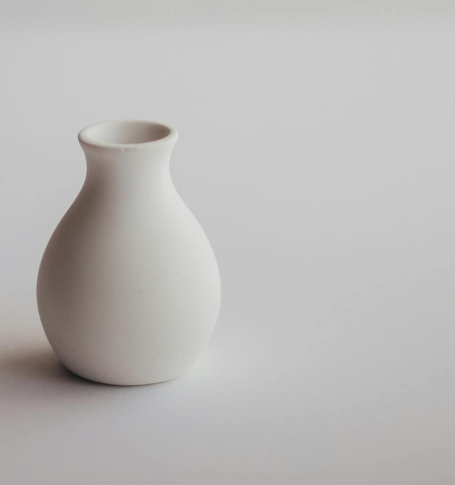 Matte Ivory Bud Vase