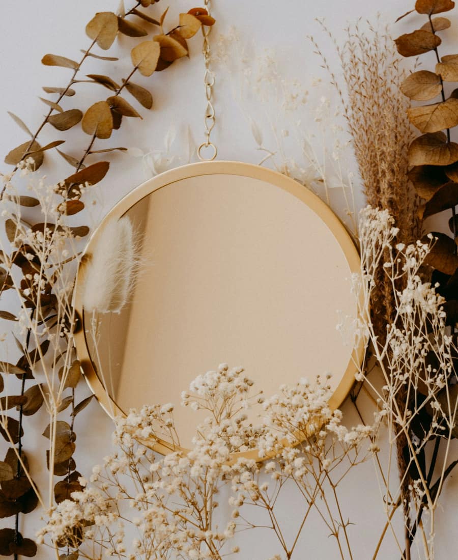 Rattan Sunburst Mirror