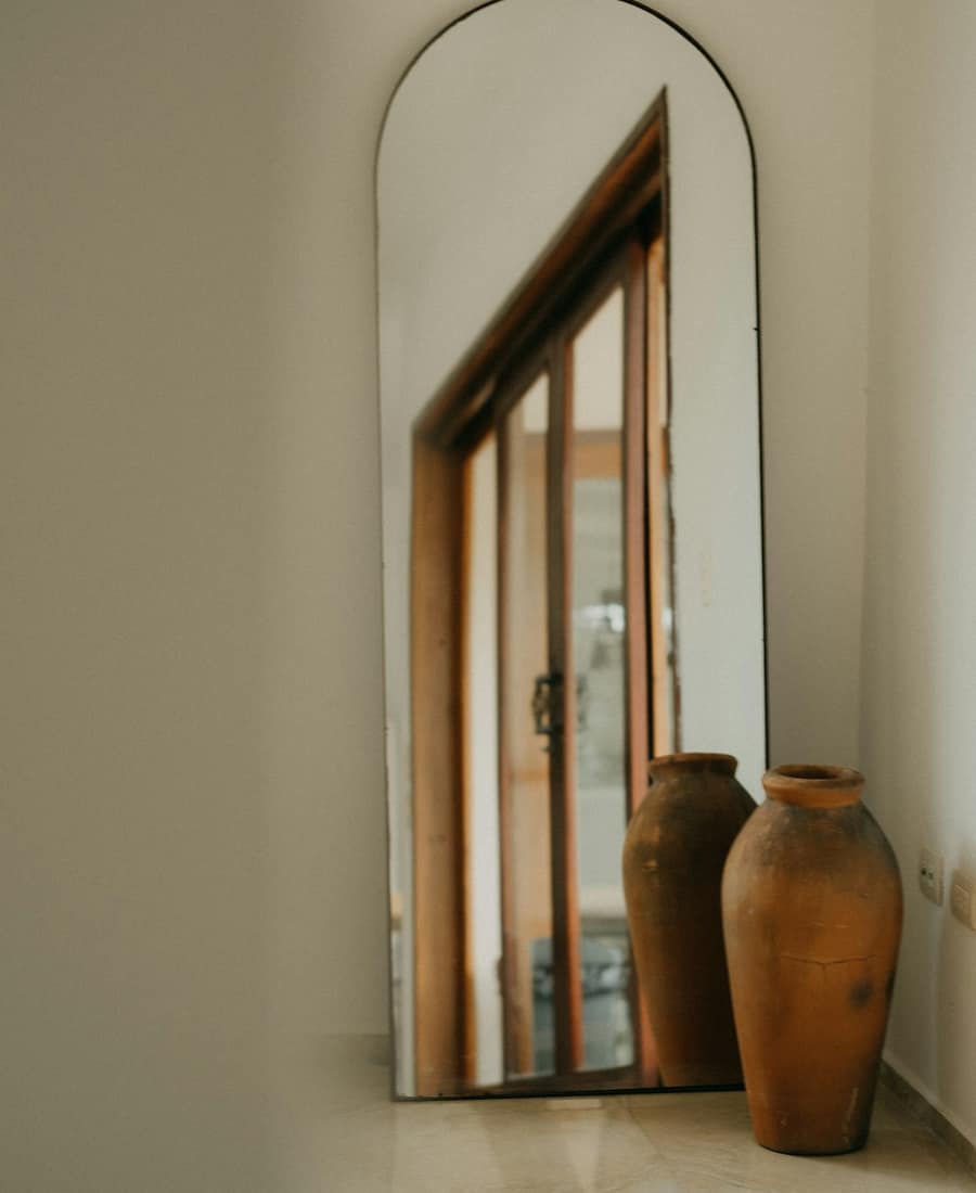 Lean Arch Floor Mirror